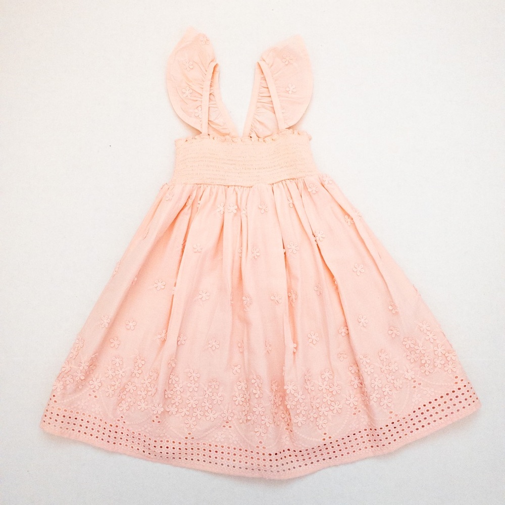 Ruby & Bloom Flutter Sleeve Dress (3T)